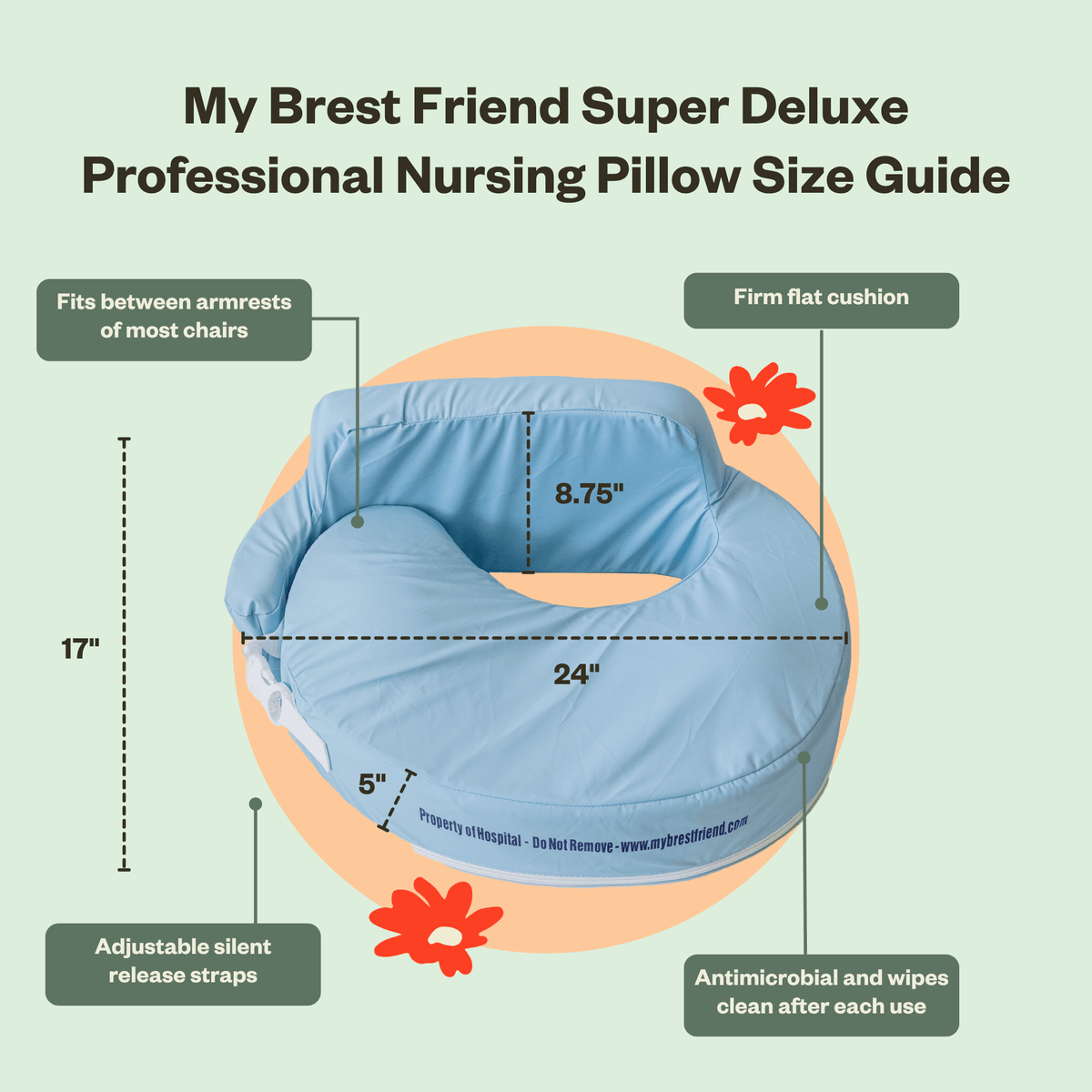 Professional Super Deluxe Nursing Pillow