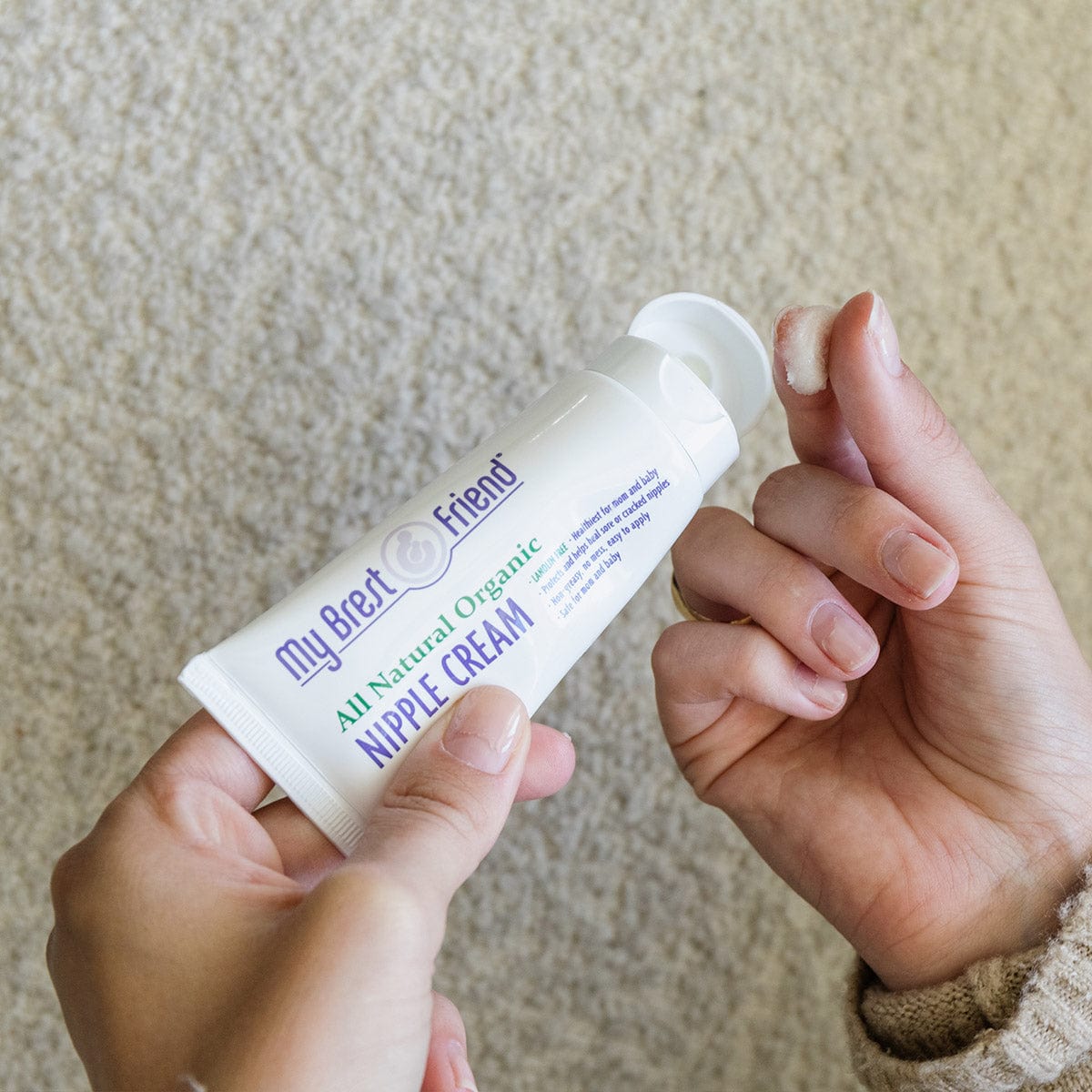 All-Natural Nipple Cream for Breastfeeding