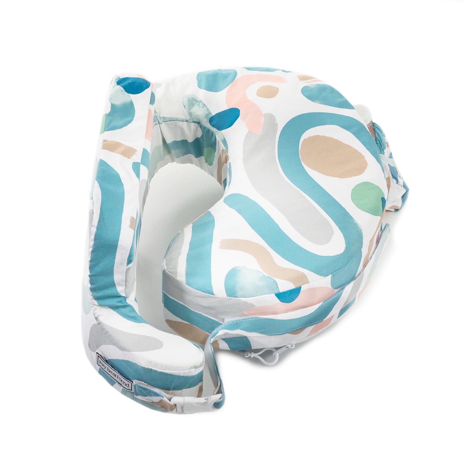 Super Deluxe Designer Nursing Pillow with 100% Organic Cotton Cover