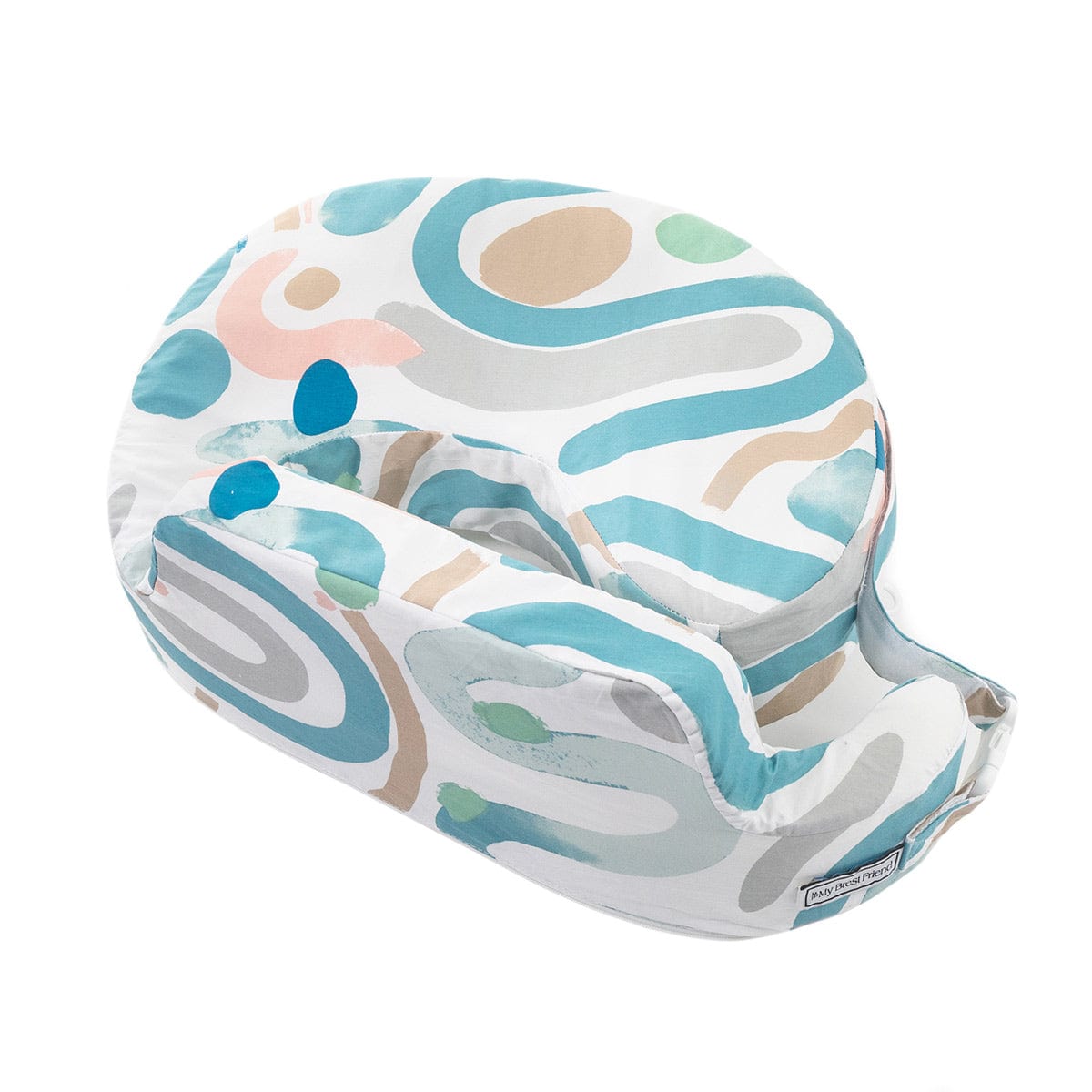 Super Deluxe Designer Nursing Pillow with 100% Organic Cotton Cover